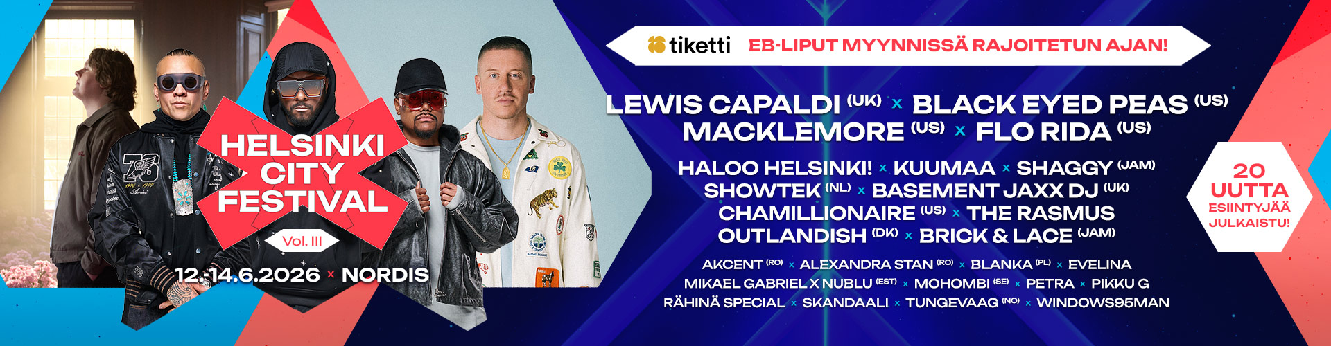 Paraati / Helsinki City Festival 2026 päiväliput myyntiin